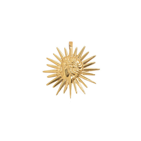 THE SUN TAROT CHARM GOLD